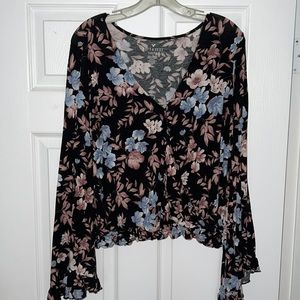 Floral American Eagle Blouse